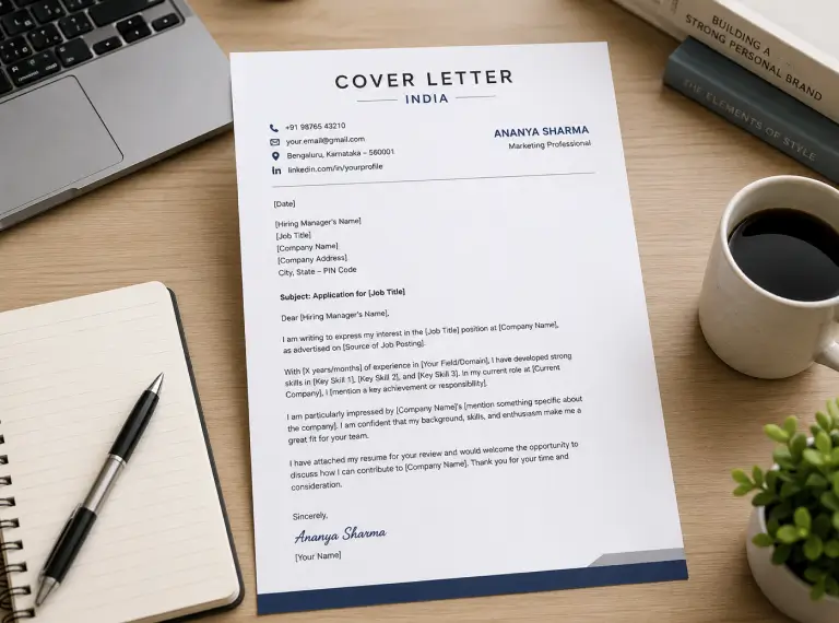 Cover Letter for Indian Tech Jobs 2026: Template + When to Skip It
